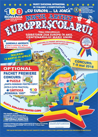 Concursul Cu Europa...La Joaca - Micul artist, Europrescolarul