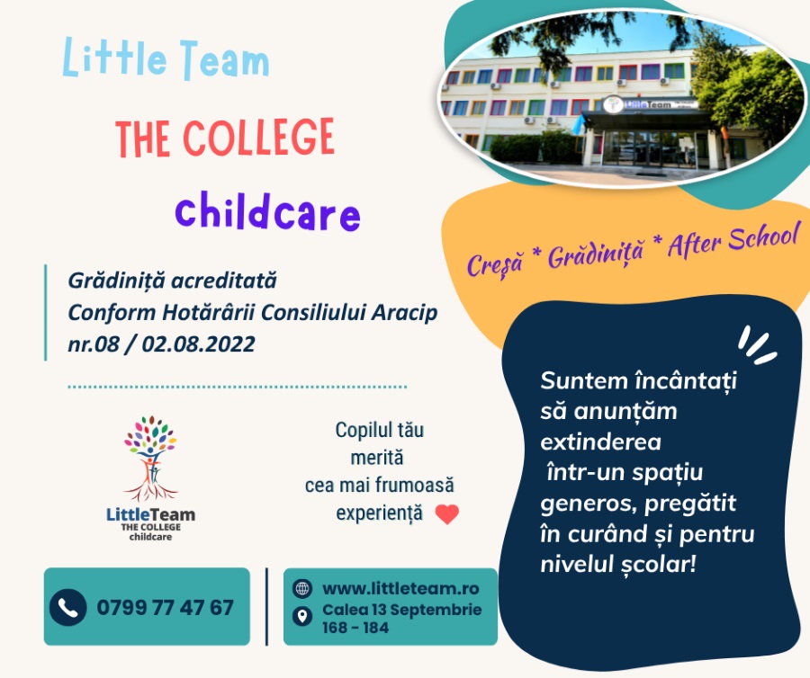 Gradinita Little Team THE COLLEGE childcare