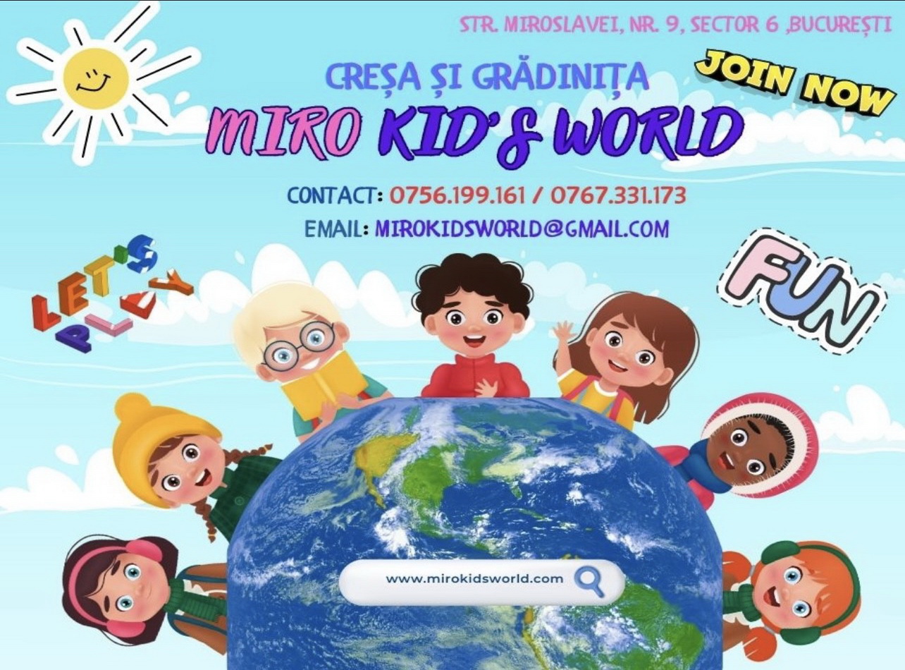 MiRoKid's World | Cresa & Gradinita & AfterSchool Drumul Sarii / 13 Septembrie