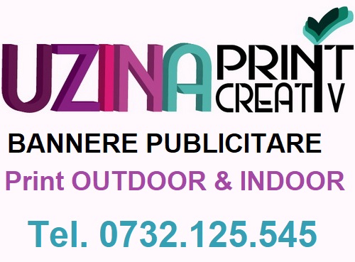 Bannere publicitare Bucuresti | Uzina Print Creativ | Roll Up Banner | uzinaprint.ro
